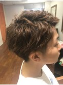 アップバングショート