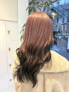 シエル バイ ケンジ 登戸 生田(CIEL by KENJE) ルーツカラー/デザインカラー/ピンクカラー/ペールピンク