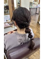 イタクラ 赤道店 (ITAKURA)&nbsp;編みおろし/ロープ編み/ヘアアレンジ/玉ねぎヘア/ヘアセット