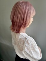 エル セルカ 高田馬場(el CERCA) ナチュラルボブ×ピンクベージュ