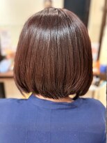 ヘアリゾート粋 ティガ 池袋店(tiga)&nbsp;透明感ブラウン/ショートボブ/ストレート