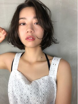 ヘアメイクスタジオ アビール 調布(abi‐ru) ミニボブ×ダークグレージュ