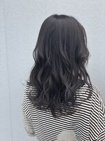 ルチェア ヘア(Lucea Hair)&nbsp;似合わせセミロングとコバルトグレーカラー