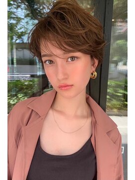 オースティン 流山おおたかの森(AUSTIN) 大人かわいい前髪セシルカットココアブラウンフリンジウェーブ