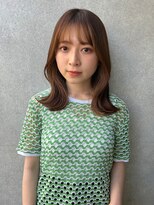 ラボヌールヘアーグレース 門前仲町店(La Bonheur hair grace)&nbsp;くびれヘア/流し前髪/アースカラー/似合わせカット/韓国ヘア