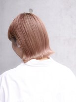 アーレント(AREND)&nbsp;ピンクベージュ×切りっぱなしボブ