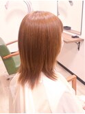 おさまりのよい滑らかなミディアムスタイル♪