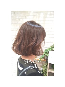 ヘアーズ 住吉店(HAIRZ) 《HAIRZ》林真紀　大人女子　ふんわりパーマボブ