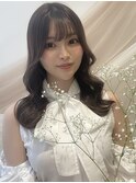 韓国風ヨシンモリくびれヘアグレージュカラー【藤本】