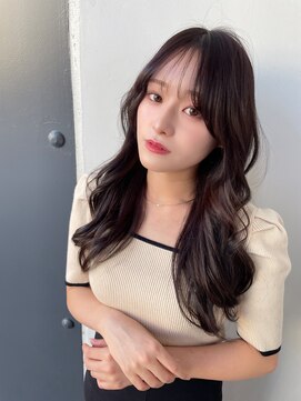 プラチナ(PLATINA) PLATINA上田の韓国風フリンジウェーブ#アッシュグレージュ