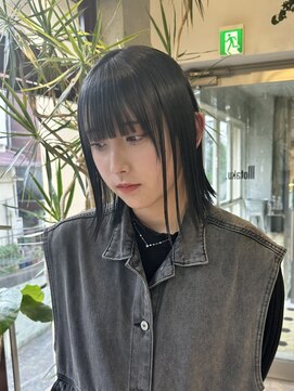 ヲタク(wotaku.) フェイクブラックブルーブラックネイビーカラー暗髪カラー黒染め