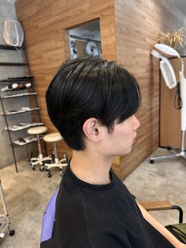 ヒート トウキョウ 目黒店(HEAT TOKYO) ダウンパーマ センターパート 韓国ヘア