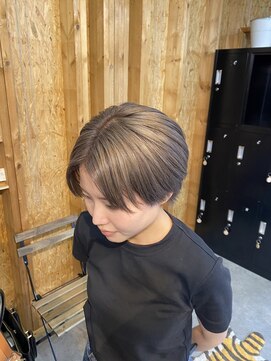 アフターニュース 新潟(afternews) ボブ/ミルクティーベージュカラー/ブリーチ/ダブルカラー/駅南