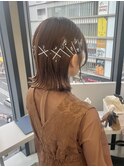 ヘアピン使ったパーティーヘアアレンジ♪