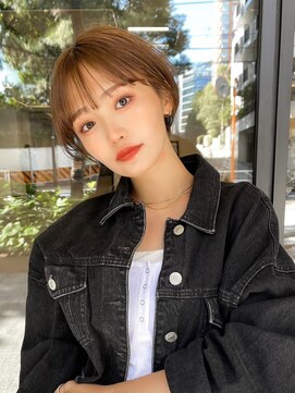 ギークス(GEEKS) 【GEEKS渋谷】大人ショートボブ/冬カラー/ココアブラウン/透明感