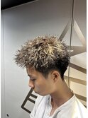 【今流行りのスパイキーショート】ツイストパーマ/メンズヘア