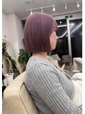 @ayumi.sand ボブ　ピンクベージュ
