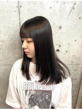 オーサム 下北沢(THE AWESUM) 大人ミディ/レイヤーカット/ブラウンベージュ[下北沢/下北沢駅]