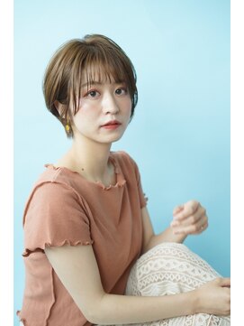 ルフュージュ バイ プロデュース 相模大野店(Refuge by Produce) くびれショート/マロンベージュ