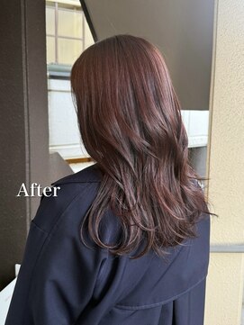 ロエ(loe) 白髪だからこそ出せる！大人のブロッサムピンクハイライト