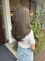オーバルヘアー(OVAL hair)&nbsp;ブリーチなし！！赤味・オレンジ味を消した柔らか質感カラー☆