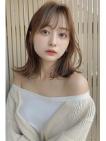 ラナ 新宿(lana)&nbsp;ミディアム/ブラウン/透明感カラー/似合わせ/【lana hair新宿】