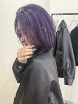 ラ キング(LA KING)&nbsp;クラゲヘアー/小顔に見せるヘア/ココアベージュ/ラベンダー/ボブ