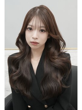 クム(kumu) 20代30代◎縮毛矯正×くびれ巻き×小顔レイヤー韓国ヘア