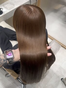 ジーナ サンシャイン通り池袋(Zina) 髪質改善 ヘーゼルベージュ 透明感 艶髪[mizuki]