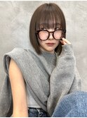  ブリーチなしカラー伸ばしかけヘア簡単スタイリング小顔ヘア