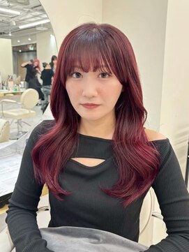 ザシェノンウメダ(THA CHAINON UMEDA) 心斎橋/着物ヘア/大人ガーリー/ダークアッシュ/似合わせカット