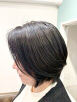 フラワー 六甲道(flower)&nbsp;ツヤ感重視！大人の前下がりレイヤーボブ