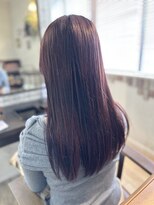 ヘア カンパニー トワ 千葉店(TOWA)&nbsp;ボルドー×ストレート！！