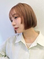 ゲーム 梅田(GAME) ミニボブ 髪質改善 ベージュ ケアブリーチ