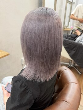 アメリ(AMELIE) 【山岡拓也】色落ちが可愛い！ラベンダーグレージュ