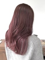 ヘアー アイス 御器所本店(HAIR ICI)&nbsp;ブリーチなしカラー暖色ピンクパープル夏カラー秋カラー