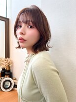 ロンドアベニール 北千住(Lond avenir)&nbsp;レイヤーボブ/ミルクティーベージュ/髪質改善/顔周り/北千住