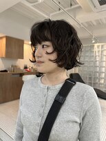 フォンセ(fonce)&nbsp;ドライ仕上げで大きく動くボブパーマ