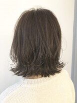 キャンバス バイ ネオリーブ 横浜西口(Canvas by neo.)&nbsp;切りっぱなし × ボブ ブリーチなしアッシュ