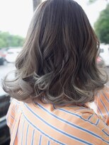 オヒアフォアプルメリア(OHIA for Plumeria)&nbsp;裾カラーグレージュの外国人風うカラー