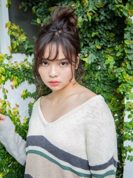 ヘアー アークス 上大岡店(hair ARKS) 無造作お団子ヘアARKS上大岡