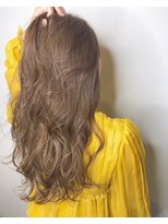 フロート 小阪店(float)&nbsp;ハニーベージュ_厚めバング,ローライト,デザインカラー