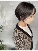 大人可愛いショート☆艶髪カラー