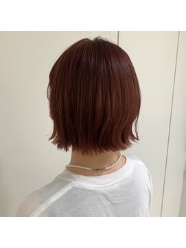 エミィ(emme) 【emme×笹川】ガーリーショート×オレンジ