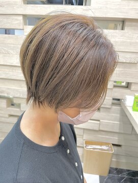 テテ(TETE) 丸みショート/ショートカット/縮毛矯正