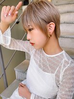 ロンド ストラーダ 心斎橋(Lond strada)&nbsp;ショート×ハイライト白髪ぼかし×愛され似合わせカット[心斎橋]