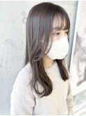 【stylist 園田】女子力高め柔らかグレージュカラー