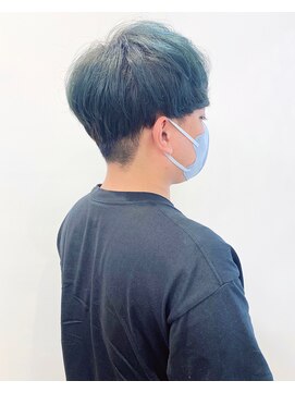 モリオフロムロンドン 松戸店(Morio from London) 【松戸　石山】刈り上げマッシュショートブルーブラック