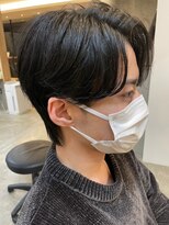 ニアウ 太田店(Niau)&nbsp;センターパートニュアンスパーマスパイラルパーマメンズパーマ