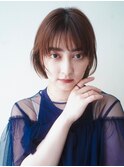 外ハネくびれショートボブ♪大人かわいい小顔シースルー